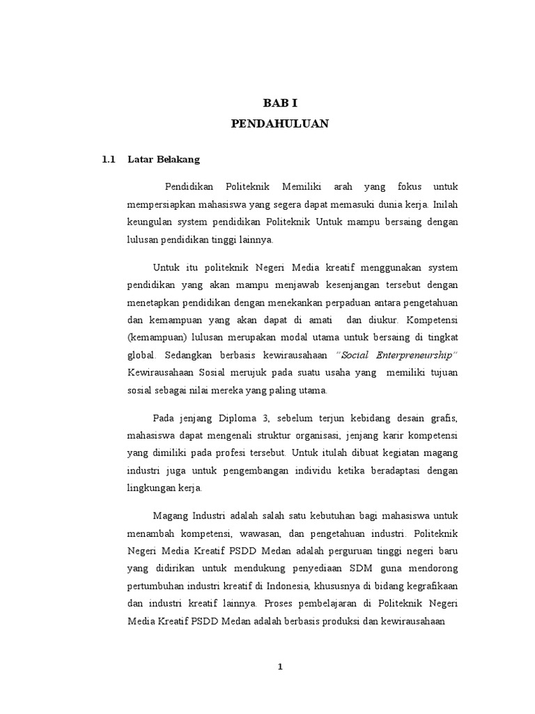 Laporan Magang Industri Desain Grafis | PDF