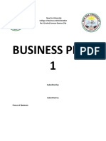 Sample Business Plan Layout