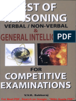 Test of Reasoning - Verbal Non-Verbal PDF in English (For More Book - WWW - Nitin-Gupta - Com)