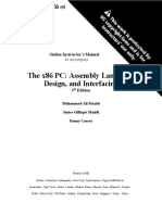 The x86 PC Assembly Language Design and Interfacing 5 TH Edition