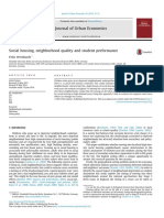 Social Housing Neighborhood Quality and Student Performance