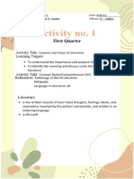 Activity & CP 1 (Eng)