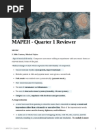 Mapeh G10 Reviewer Q1