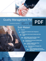 Kelompok 1 - PPT - Quality Management Performance