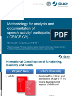 Methodology-for-analysis-and-documentation-of-speech-activity-participation-ICF-ICF-CY-in-clients-with-CL-P