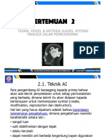 TEKNIK DAN MODEL AI