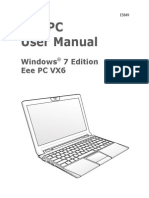 Asus Eee PC Lamborghini Vx6 Blk119m Laptop Manual