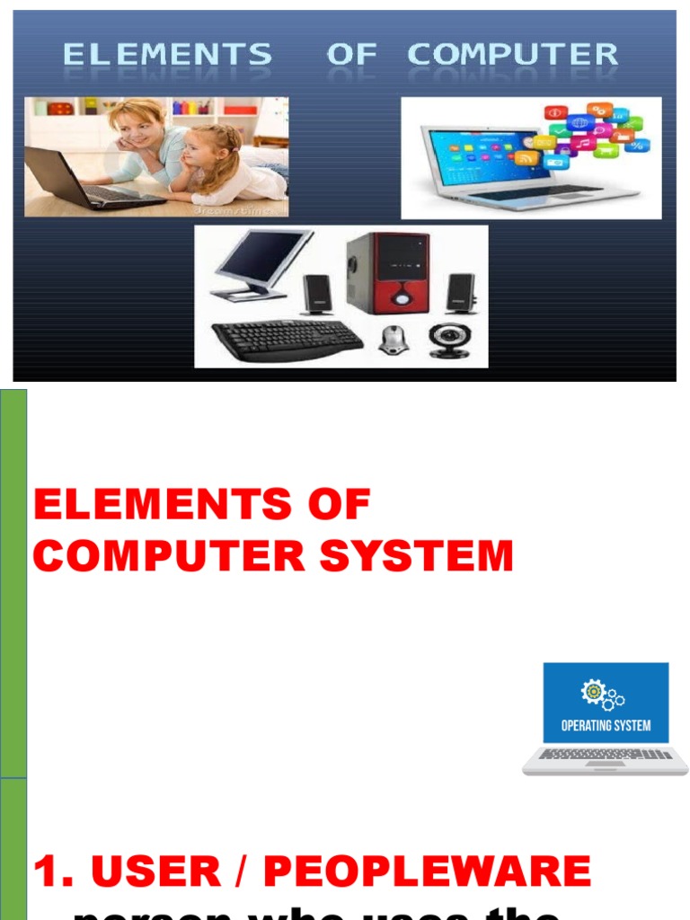 Elements of a Computer System Explained | PDF | Operating System ...