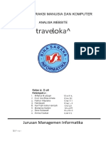 PDF Analisa Website Traveloka Makalah Imk