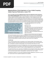 Download How Cisco IT Migrated Mission-Critical Application to Cisco Unified Computing System Improving Performance and Lowering TCO Case Study by Cisco IT SN60279867 doc pdf