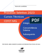 Prova Ensino Tecnico 2023