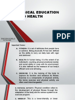 Physical Education and Health 11