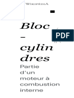 Bloc - Cylin Dres: Partie D'un Moteur À Combustion Interne