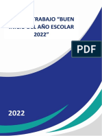 Plan de Trabajo "Buen Inicio Del Año Escolar 2022" Guia Final