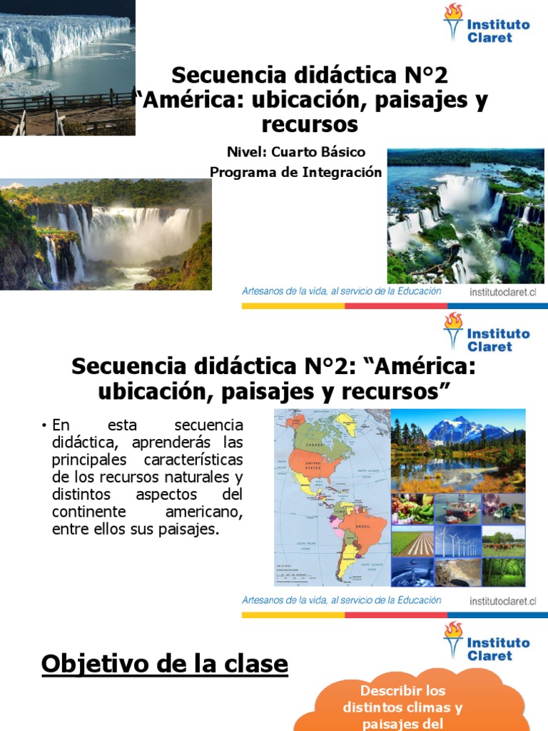 Climas y paisajes de América 4° básico | PDF | Clima | Américas