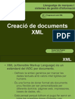 Creació de Documents XML