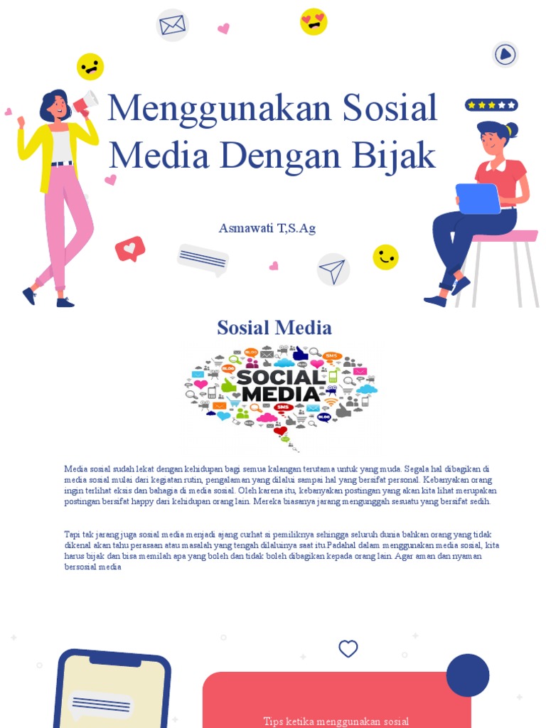 Menggunakan Sosial Media Dengan Bijak | PDF