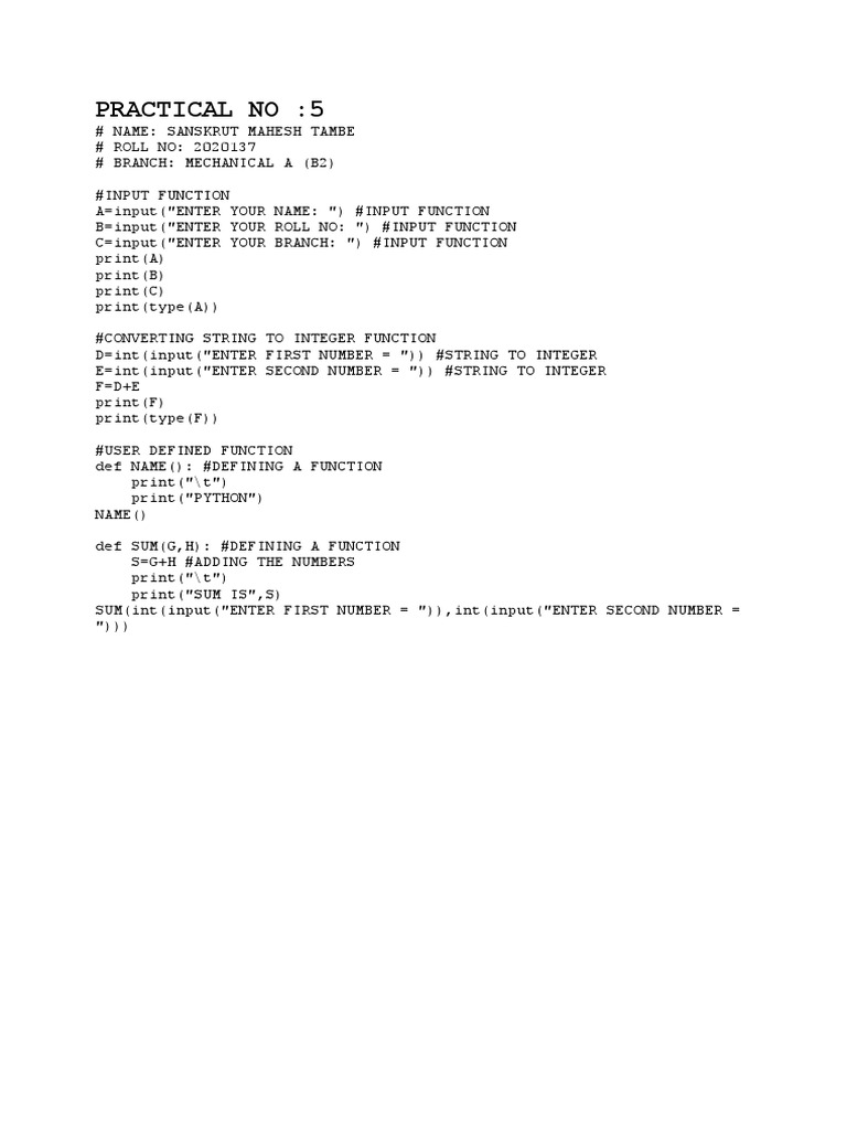 Exp 5 | PDF | Computers
