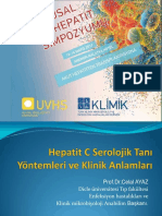 Hepatit C Serolojik Tanı Yöntemleri Ve Klinik Anlamları Celal AYAZ