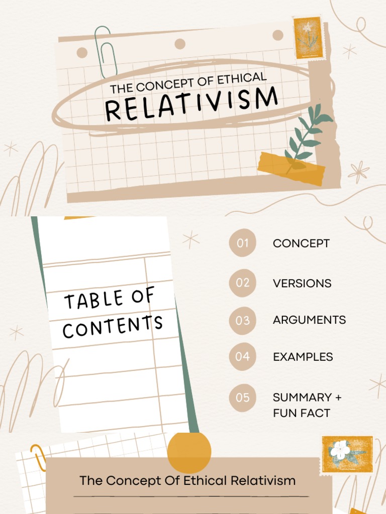 Understanding Ethical Relativism Concepts | PDF | Relativism | Morality