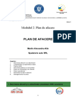 Anexa 1 - Formular - Plan de Afacere