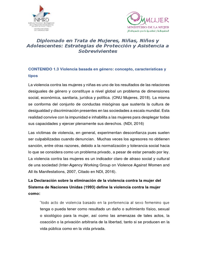 Estrategias contra la Violencia de Género | PDF | La violencia contra ...