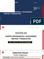 Sesion 4. Partes Integrantes y Accesorias - Frutos y Productos.