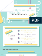 Style Universal Template