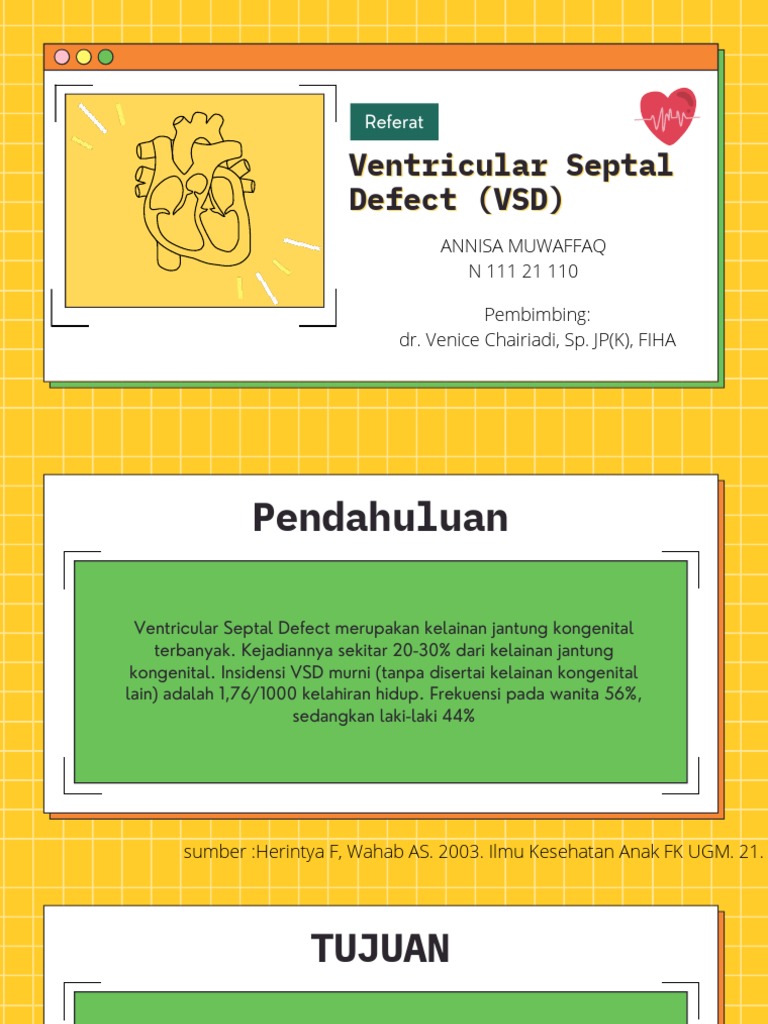 Ventricular Septal Defect: Epidemiologi dan Penanganan | PDF ...
