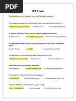 Ict Exam Primary G4