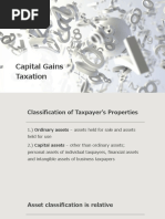 Capital Gains Taxation