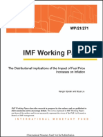 (IMF Working Papers) The Distributional Implications of The Impact of Fuel Price Increases On Inflation