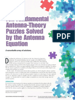 Ten Fundamental Antenna-Theory Puzzles Solved by The Antenna Equation A Remarkable Array of Solutions