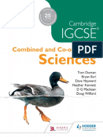 Cambridge IGCSE Combined and Co Ordinated Sciences Tom Duncan, Bryan