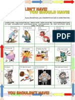 Conditional You Shouldnt Have Grammar Drills Oneonone Activities - 94422