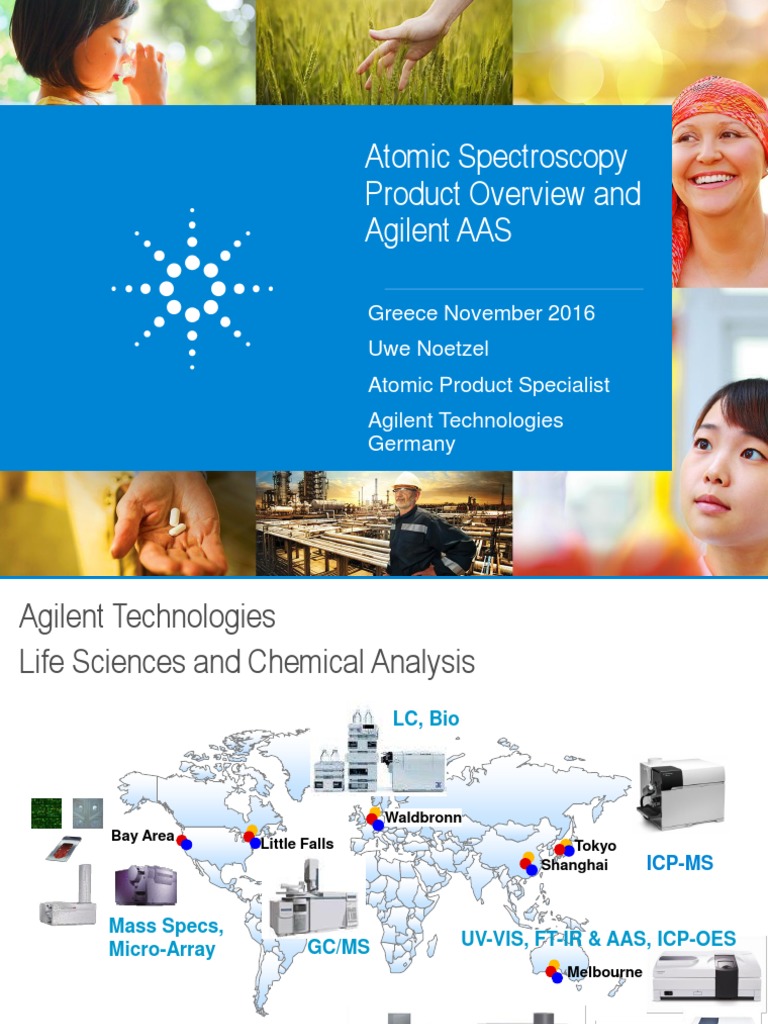 Agilent Atomic Spectroscopy Overview AAS PDF Atomic Absorption