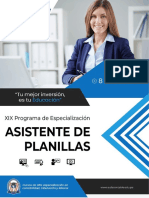 Brochure - Asistente de Planillas-Setiembre