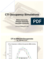 CTI Occupancy Simulations