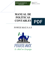 Manual Politicas Contables - Power Max Sas