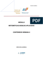 U3S6 Matemática Aplicadas 6