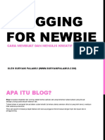 Blogging For Newbie