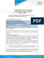 Guía de actividades y rúbrica de evaluación – Fase  3 – Magnitudes y unidades dosimétricas