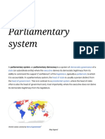 Parliamentary System