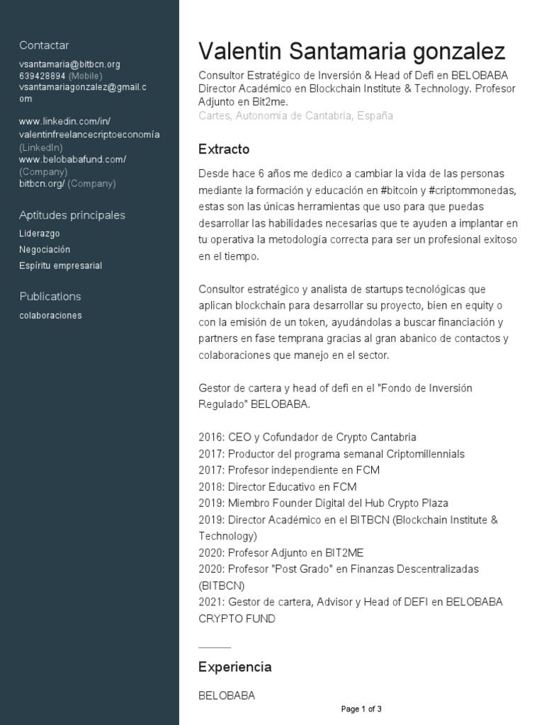 Profile | PDF | Economias | Business