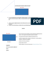 Zona de Alimentación Fundación Ejercicio