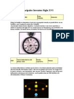 Principales Inventos Siglo XVI