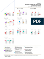 Calendario MU Psicología en La Infancia - Web