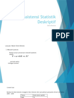 Asistensi Statistik Deskriptif Data Berkala