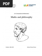 Maths and Philosophy