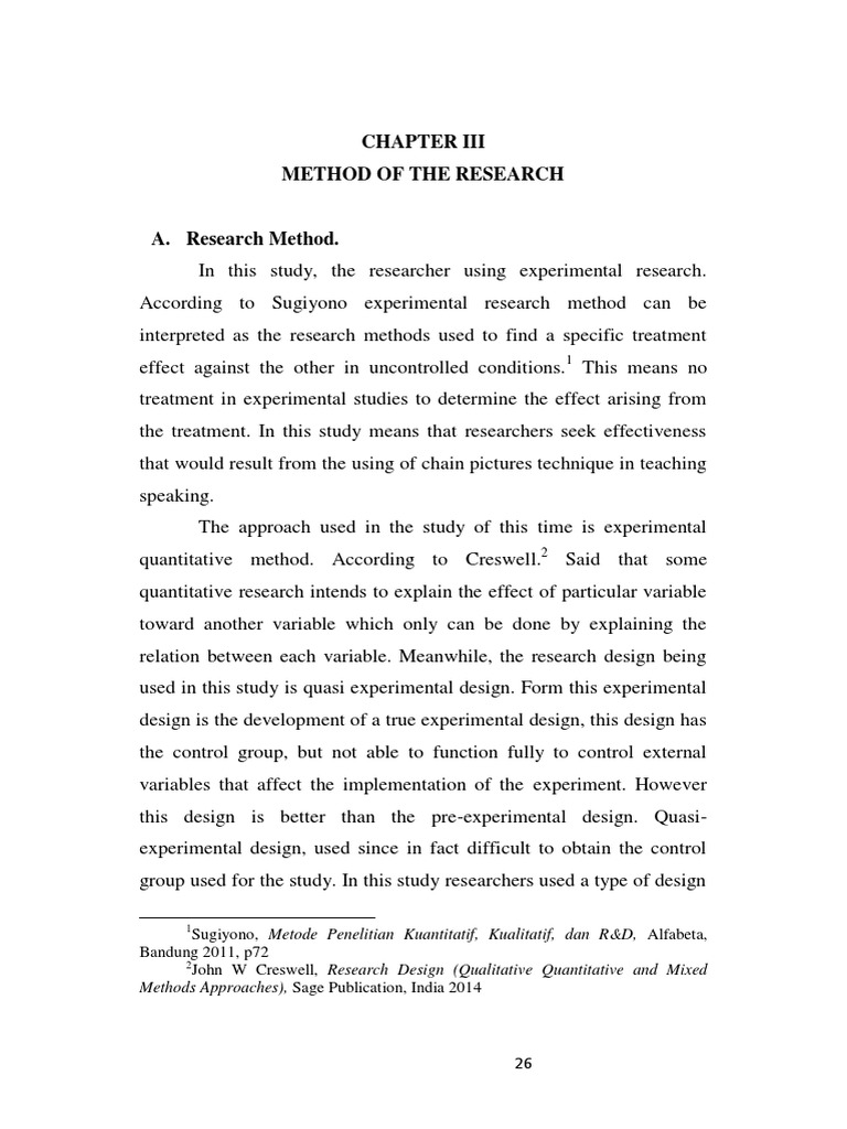Quasi-Experimental Study on Chain Pictures in Speaking | PDF ...